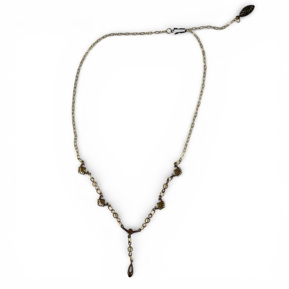 Sadie Green Dainty Dangle Necklace - Picture 2 of 8